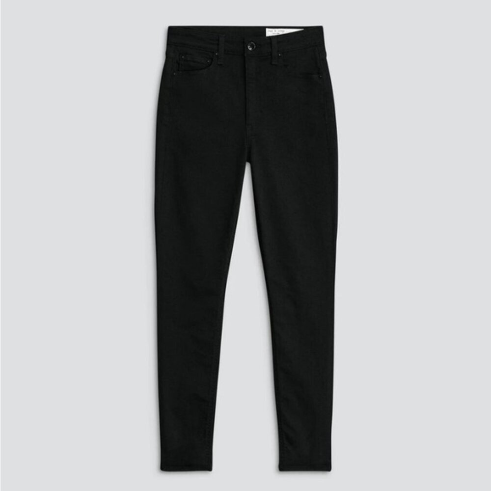 RAG & BONE flexi nina skinny black jeans 32 EUC